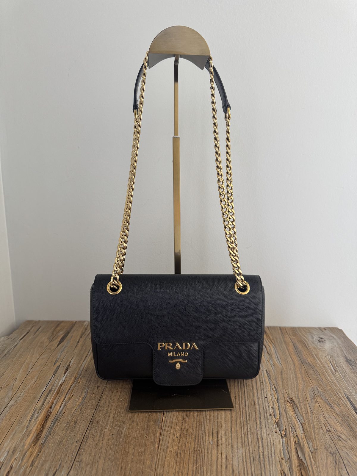 Prada Pattina Flap Shoulder Bag
