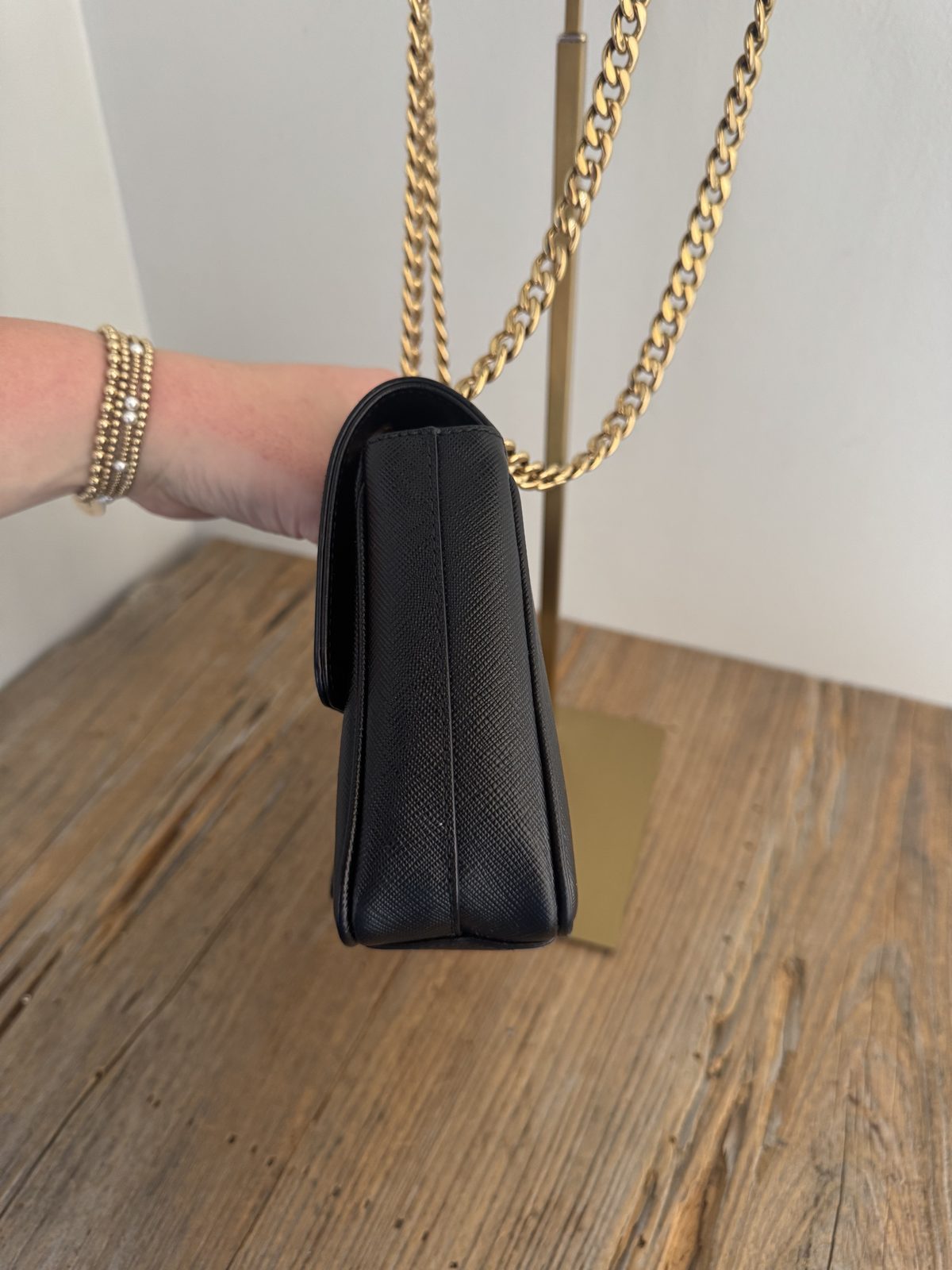 Prada Pattina Flap Shoulder Bag