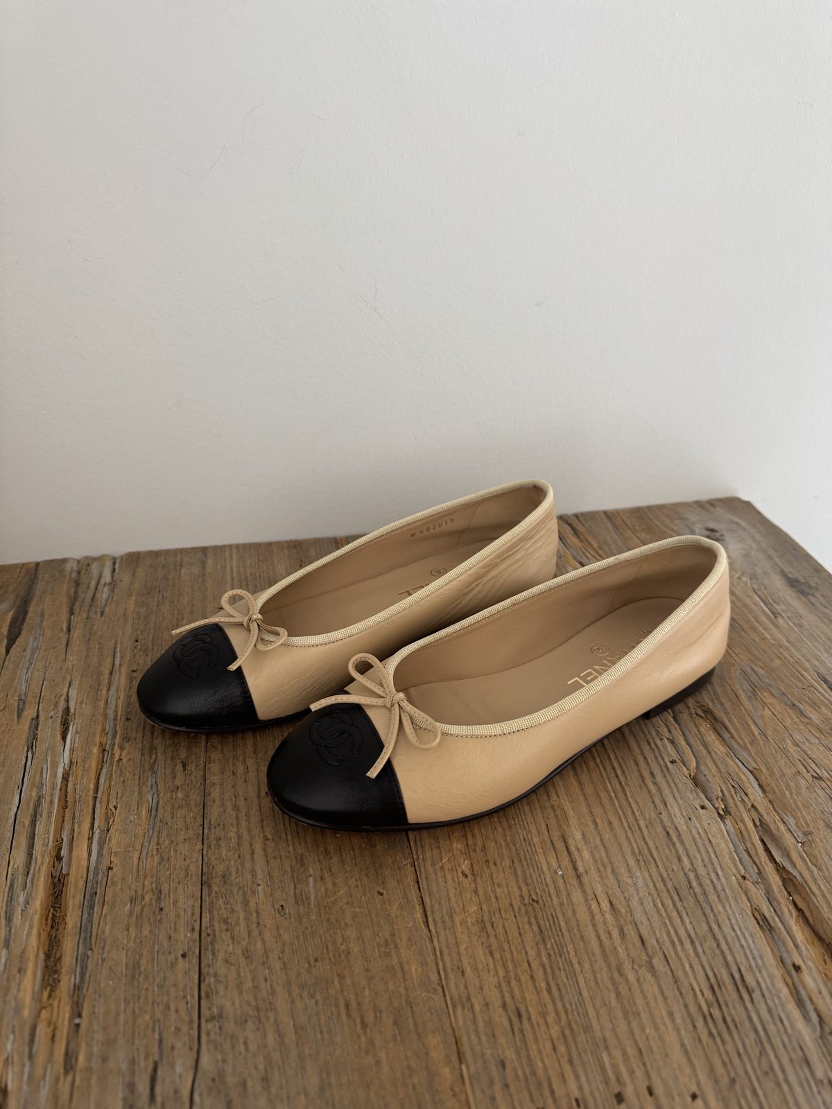 Chanel Ballet Flats Size 37.5
