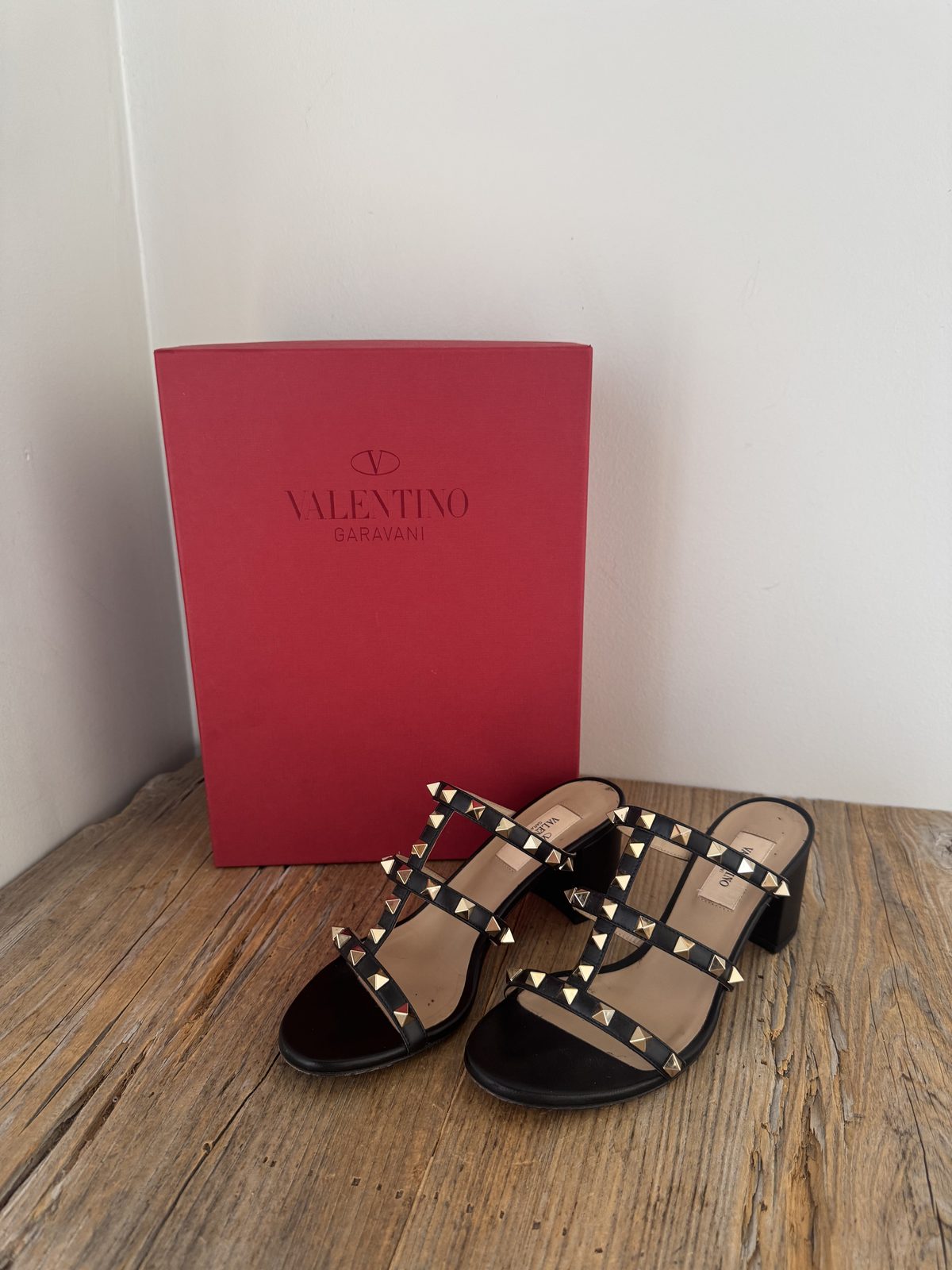 Valentino Studded Wedges Size 36