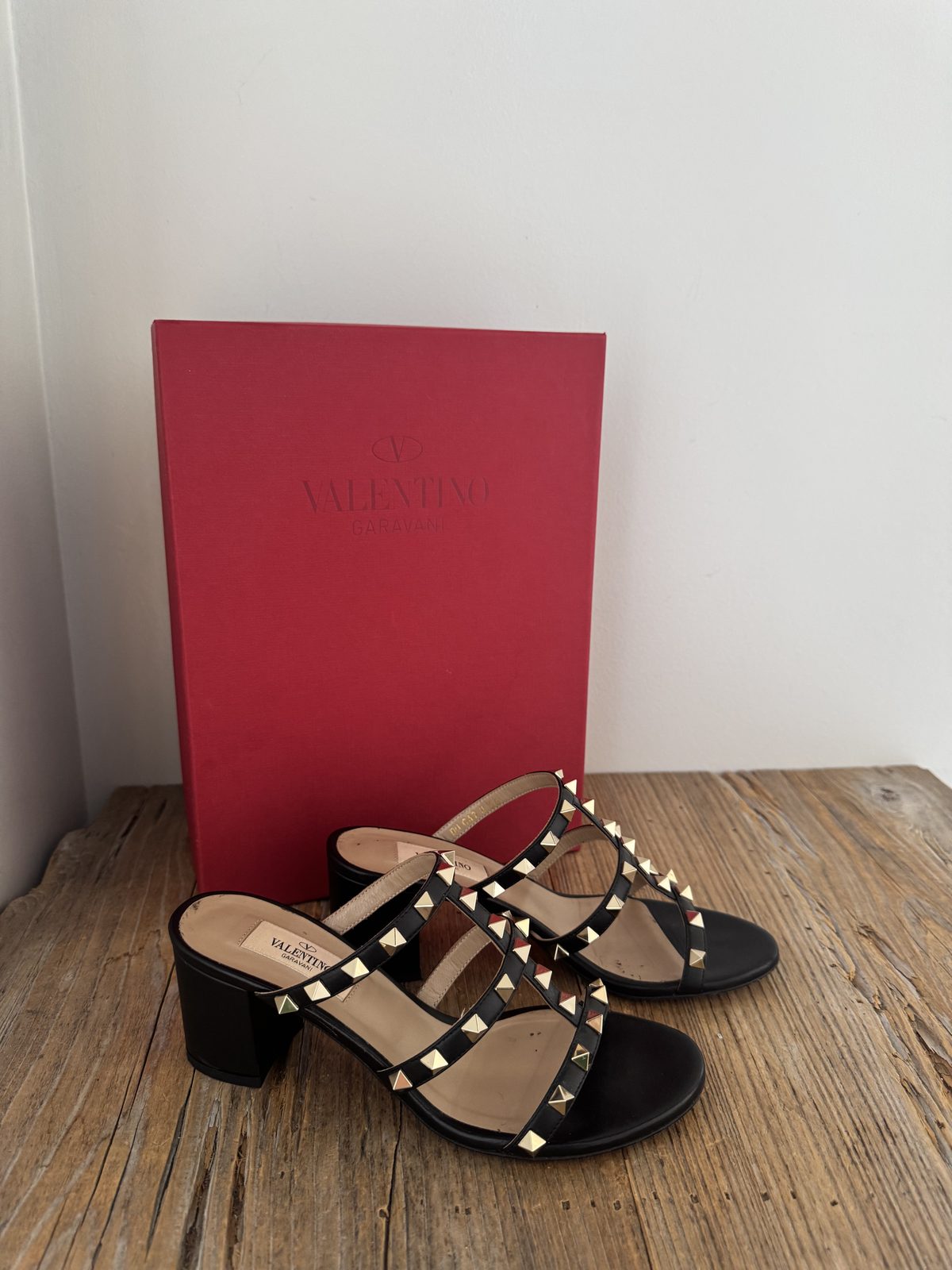 Valentino Studded Wedges Size 36