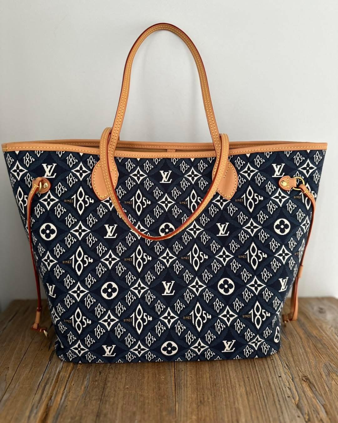 NEVERFULL MM MONOGRAM JACQUARD SINCE 1854 WITH POUCH