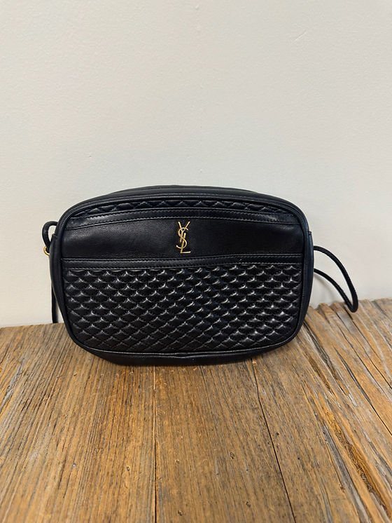 Vintage YSL Quilted Victorie Crossbody