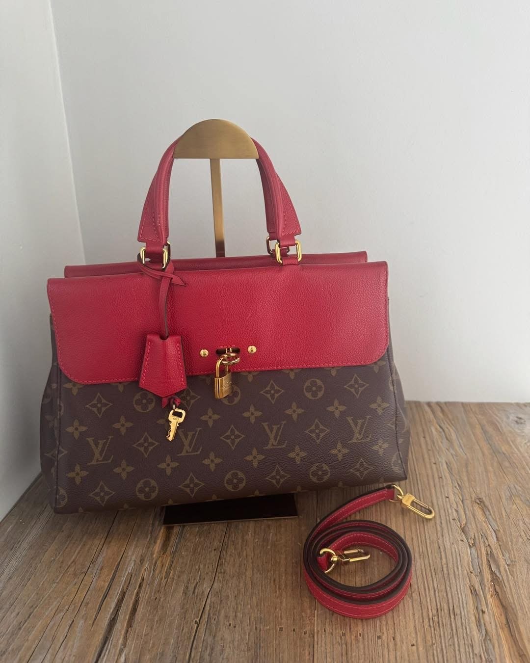 LOUIS VUITTON Cerise Monogram Canvas Venus Bag