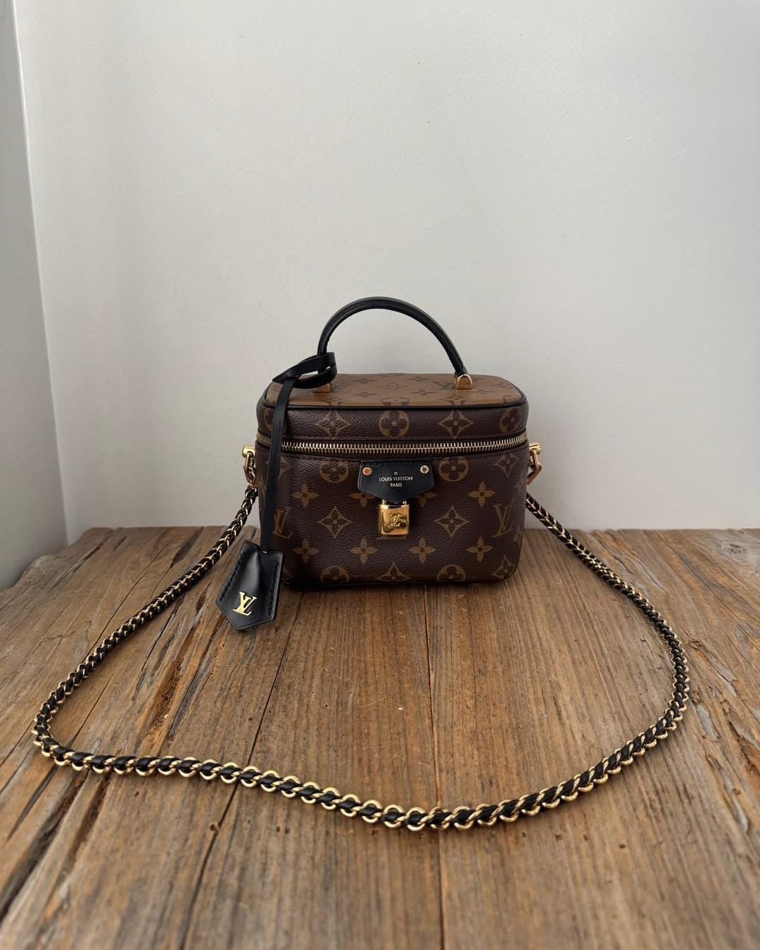Monogram Reverse Canvas Vanity PM Bag
