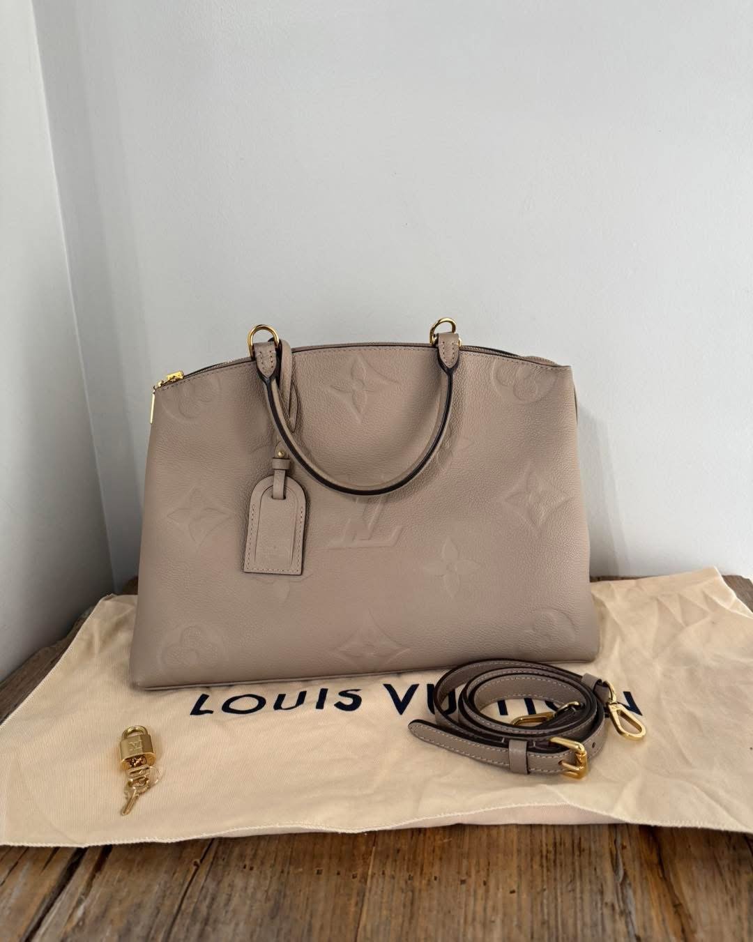 Grand palais leather handbag