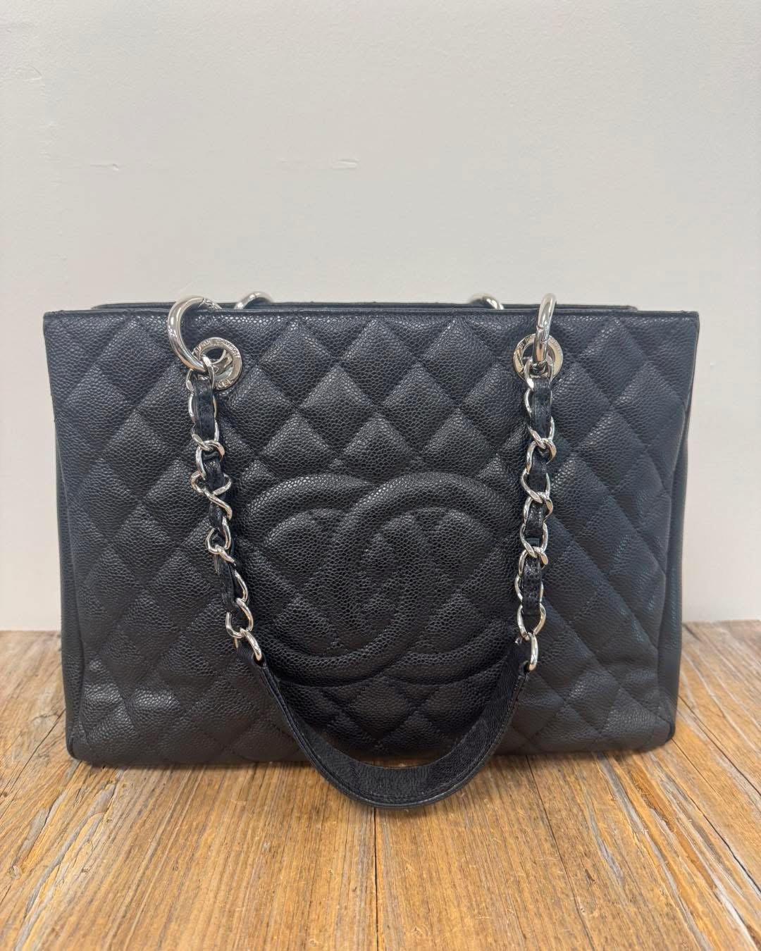 Chanel Grand Shopping Tote in Black Caviar