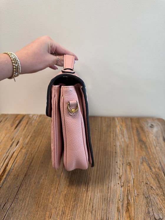 LV Ballerine Pink Empriente Pochette Métis