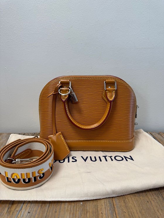 LV Alma BB in Cognac Epi